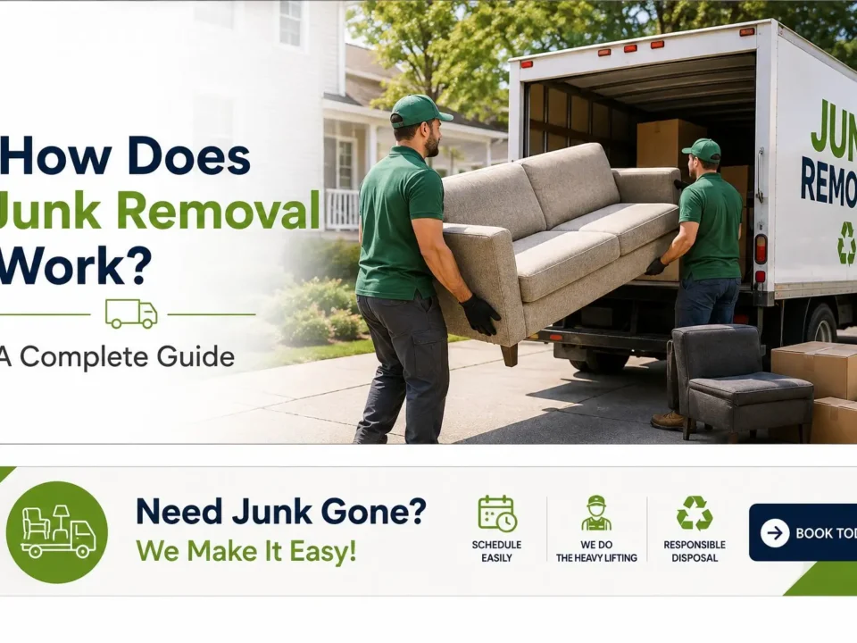How junk removal works with professional furniture pickup and disposal